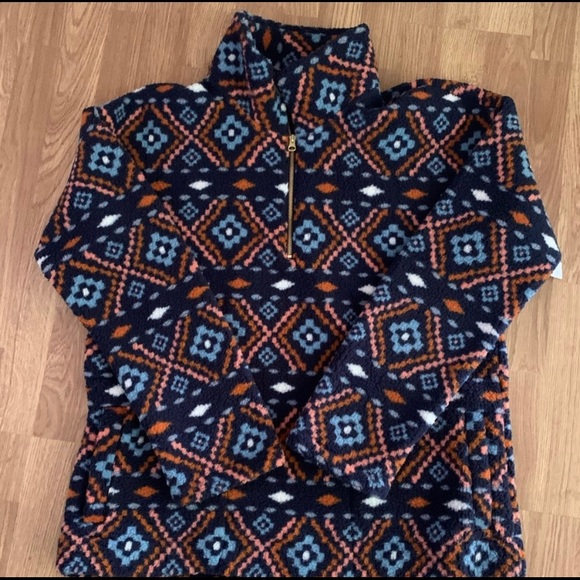 1/4-zip Plush Sherpa Fleece Pullover (Tall) - Picture 2 of 2